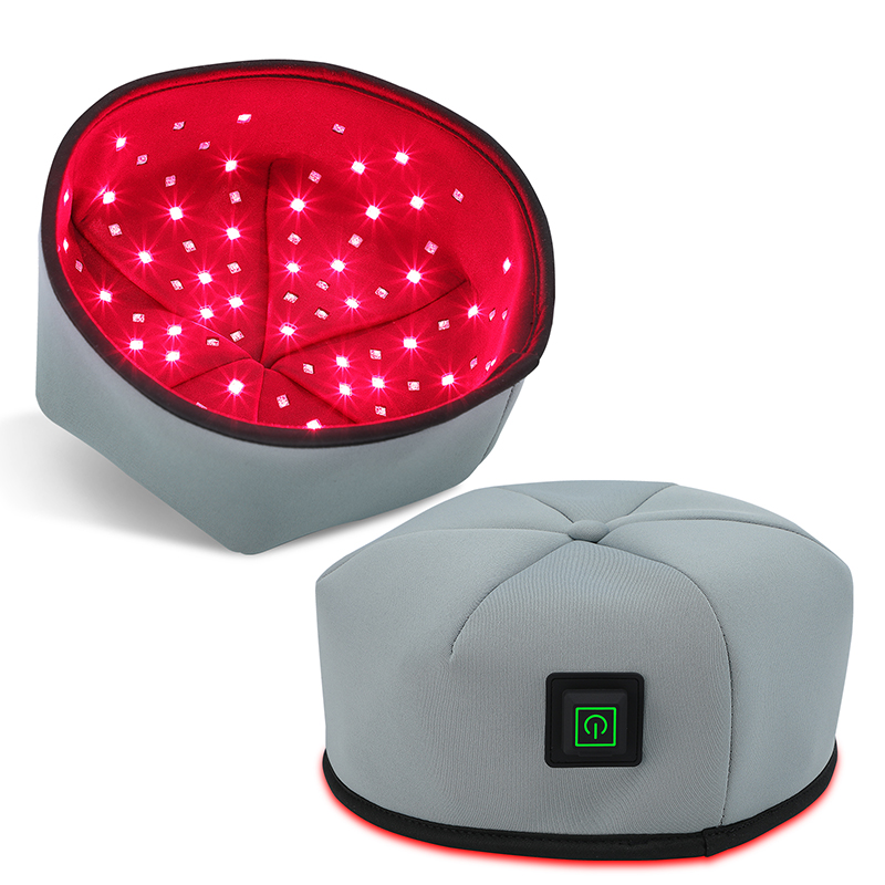 Hair Care Brand - Rotlichttherapie-Kappengerät, Nahinfrarot-LED-Helm für Haarwachstum, Behandlung, Hut,