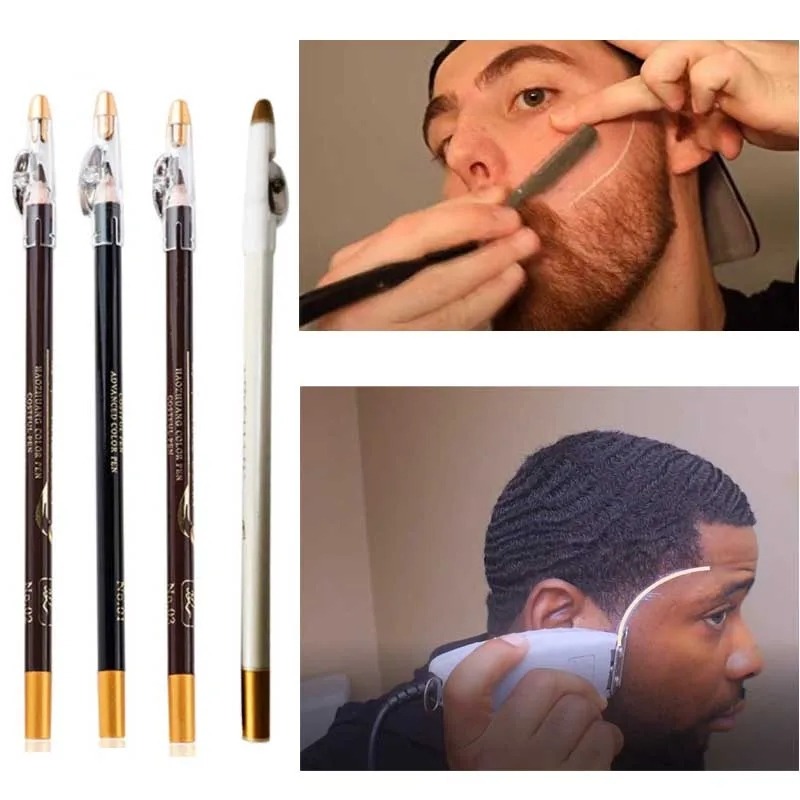 Hair Care Brand - Herren Bartkanten-Haarpflegestift, Haarlinienstift, Friseur-Zubehör für Augenbrauen-Make-up