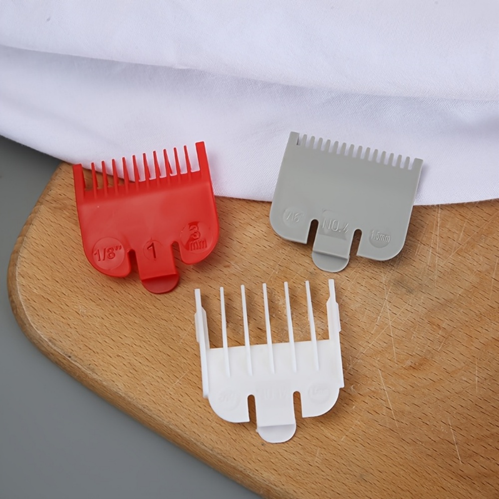 Hair Care Kit - 3-teiliges Set Haarschneidekämme, Salon-Haarschneidemaschinen-Zubehör, Positionierungskämme, Haarstyling-Kämme,