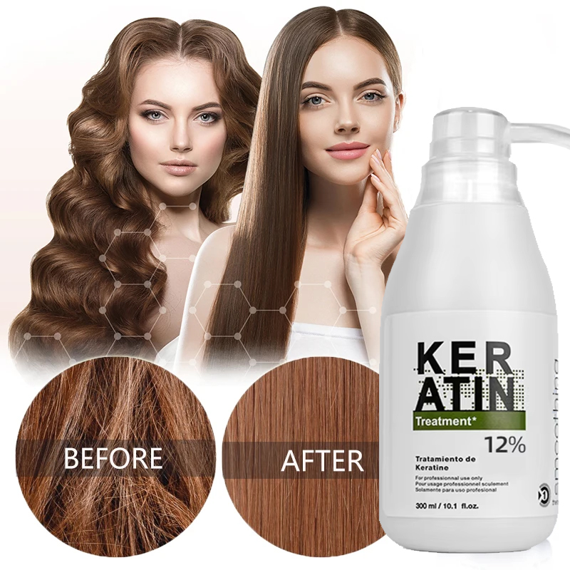 Hair Care Keratin Shampoo - PURC 300ML Keratin Behandlung Professionelle Glättung