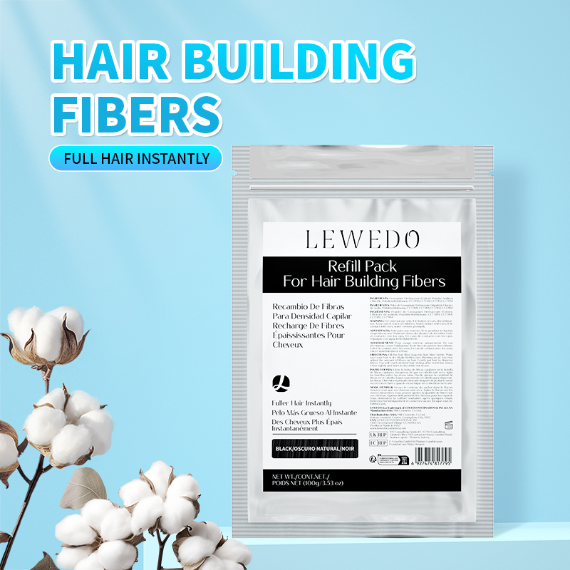 Hair Care Nutrition - Haarfasern-Pulver 100g Sofortige Haarwuchs-Faser Nachfüllbeutel Haarausfall-Behandlung