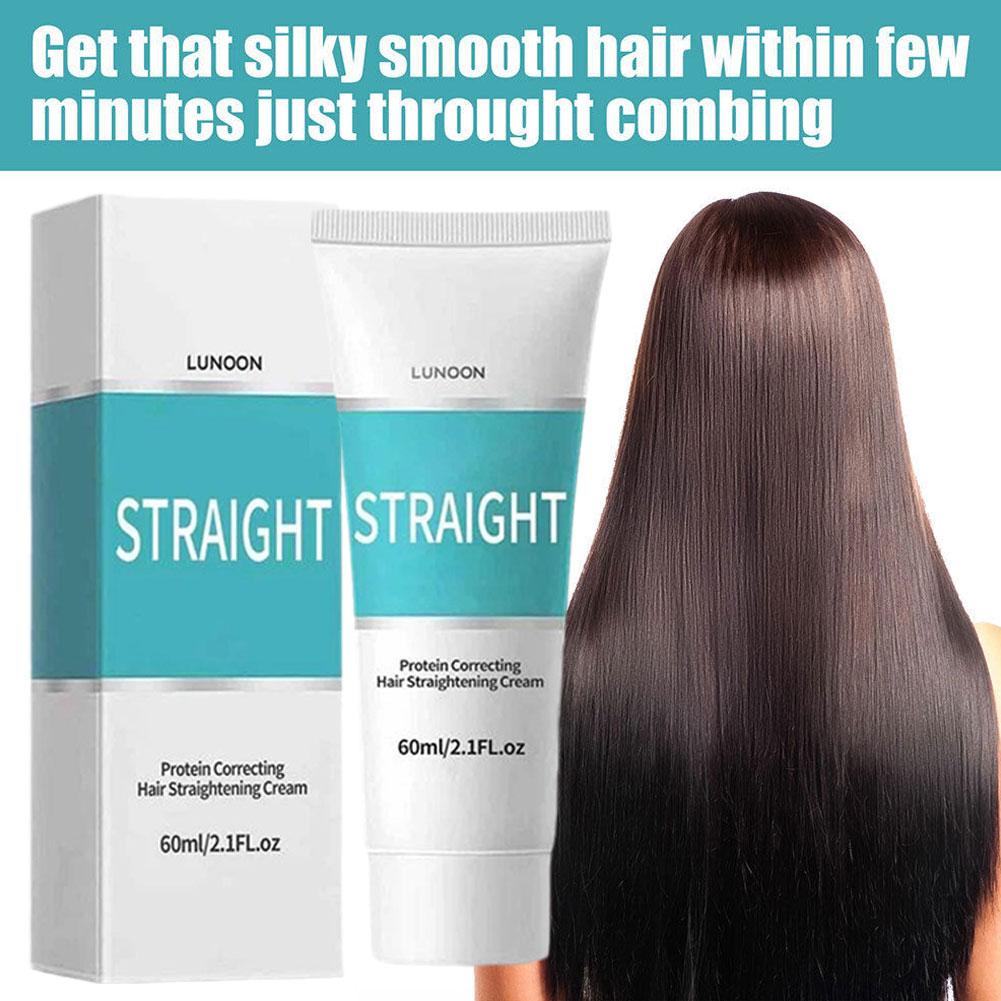 Hair Care Keratin Shampoo - 60 ml Keratin-Haarglättungscreme, professionelle beschädigte Behandlung,