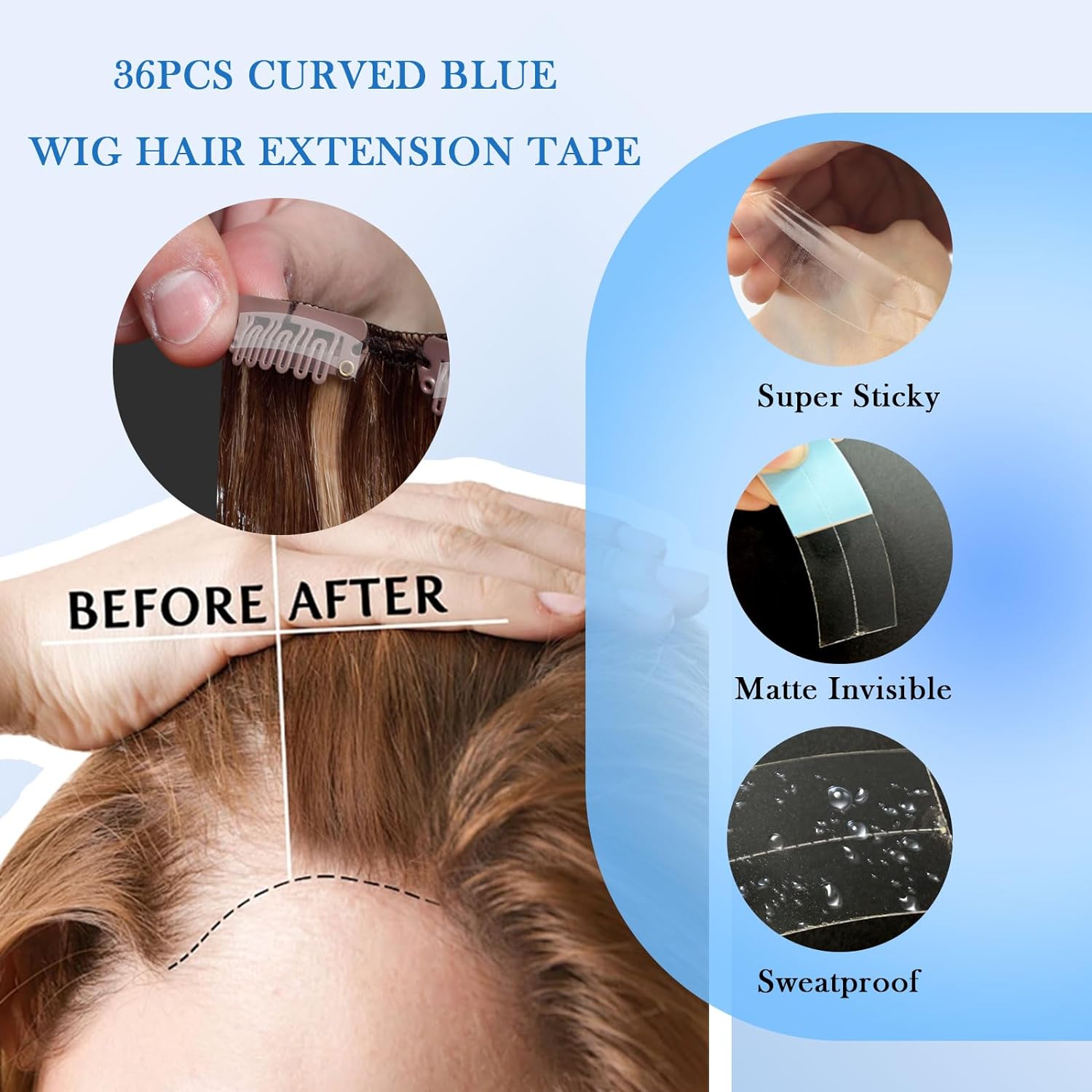 36 teile/los Supertape Wasserd – Hair Care Kit Bewertung und Preis