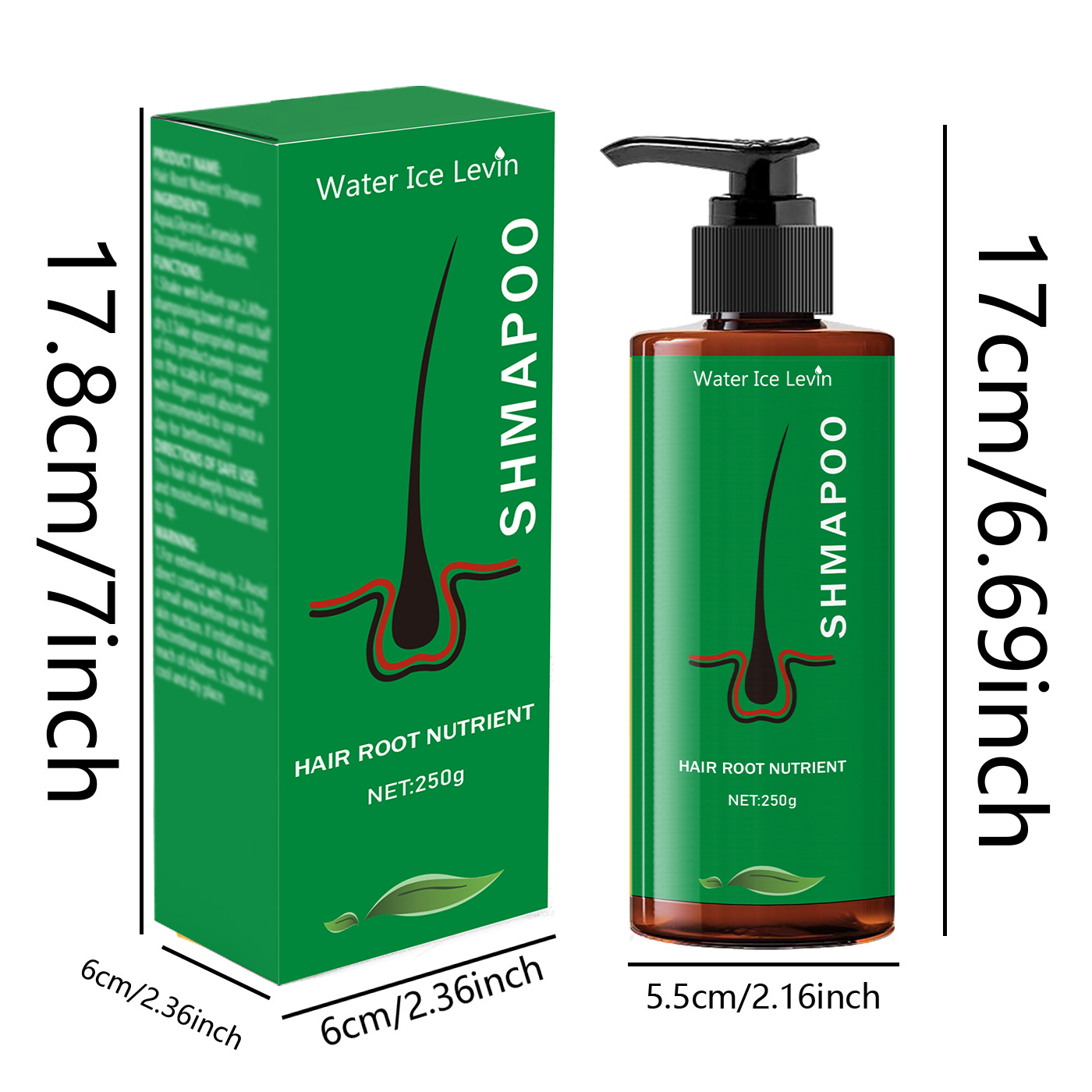 Wurzel-Pflegeshampoo 250g, Feu – Hair Care Keratin Shampoo Bewertung und Preis
