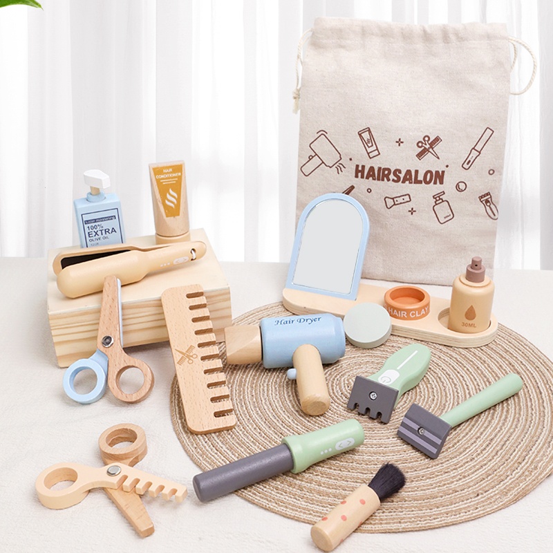 Holz Pretend Friseur Make-up W – Hair Care Kit Bewertung und Preis